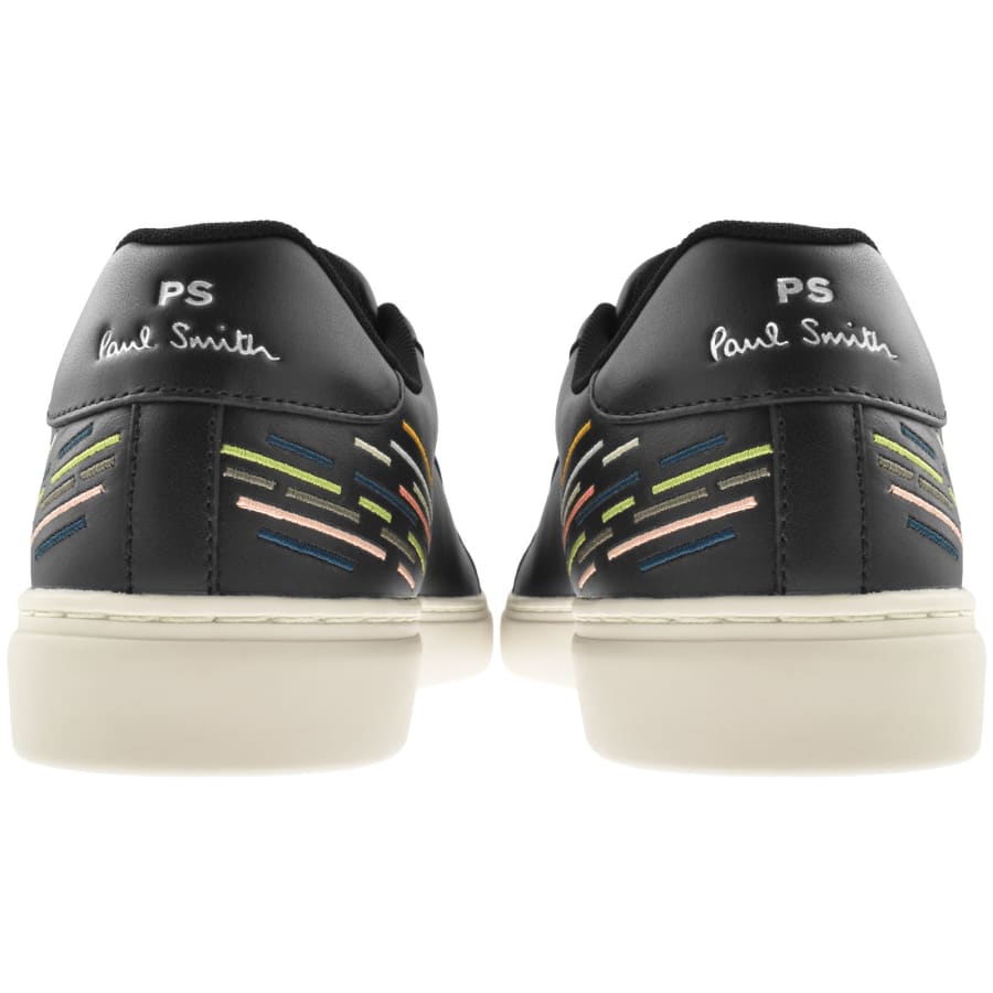 Paul Smith｜SNEAKERS (MENS SHOE REX BLACK EMBROIDERY (M2 Paul Smith Men's Embroidered Rex Sneakers in Black Paul Smith